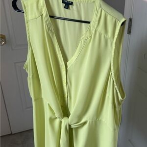 Torrid Light Green Sleeveless Top